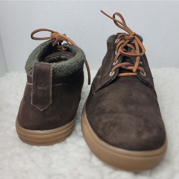 Peter Millar Men’s Leather Chukka Sneakers Brown Mid Top Casual Shoes Size 10 main image 4